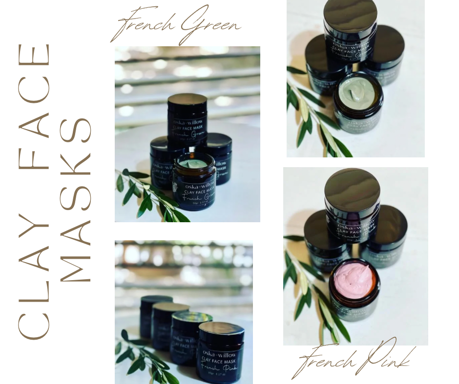 French Clay Face Masks - 2 Varieties