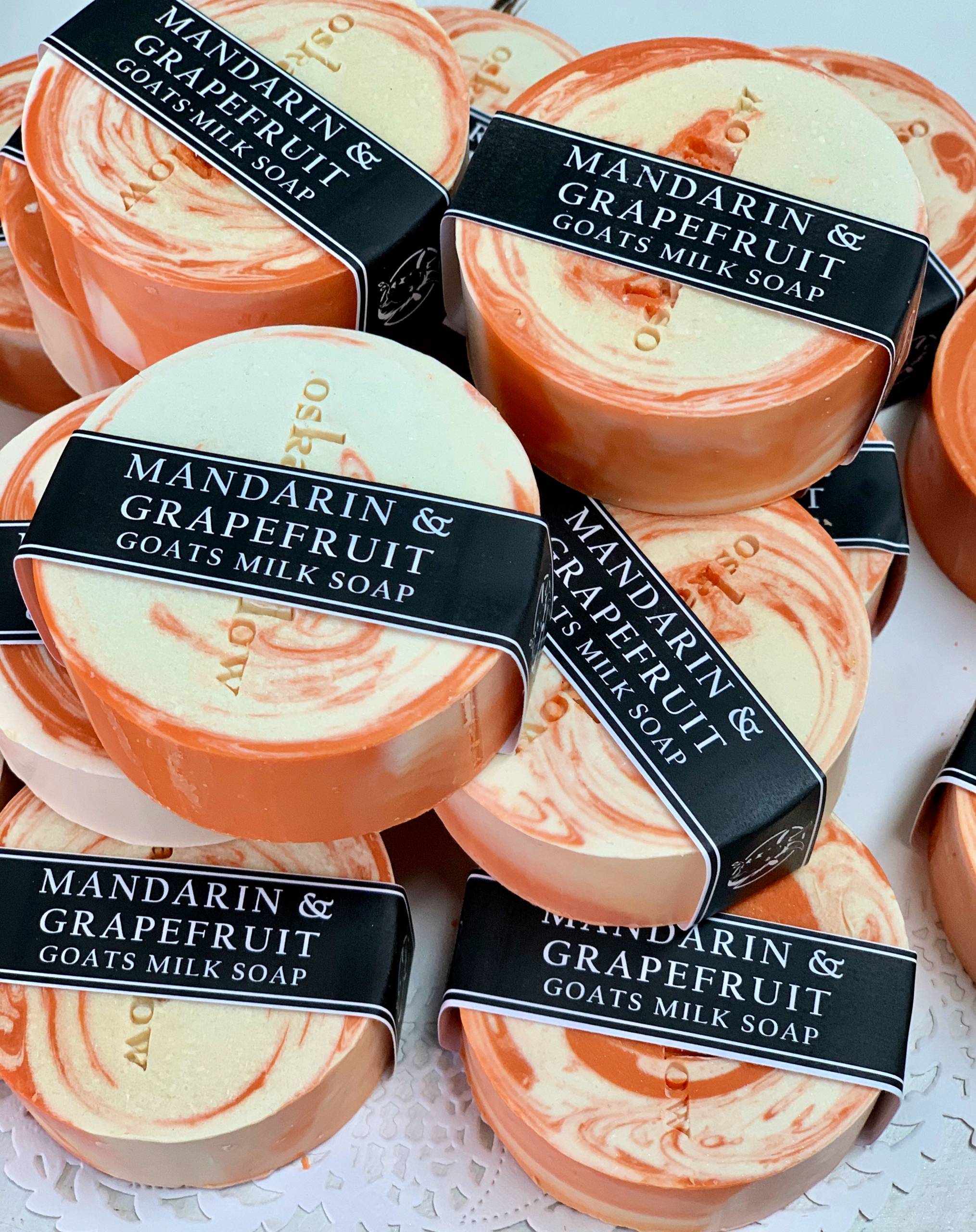 Mandarin + Grapefruit - Goats Milk Disc