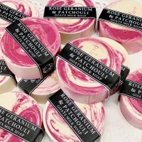 Rose Geranium + Patchouli - Goats Milk Disc