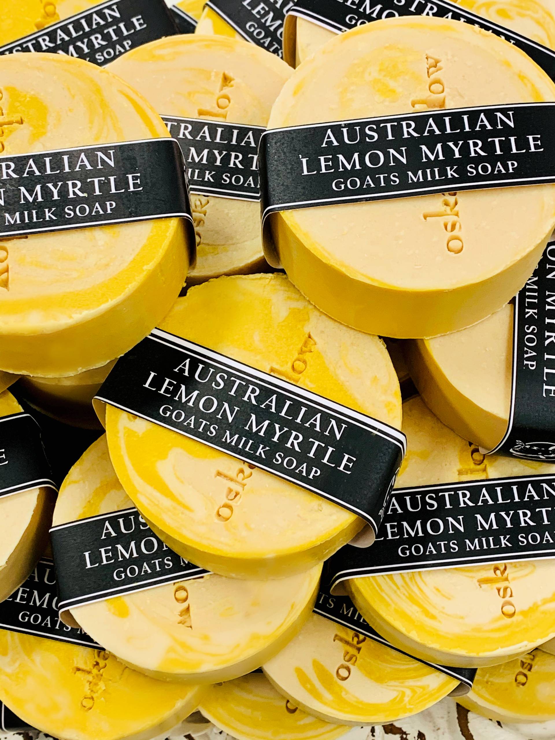 Australian Lemon Myrtle - Goats Milk Disc